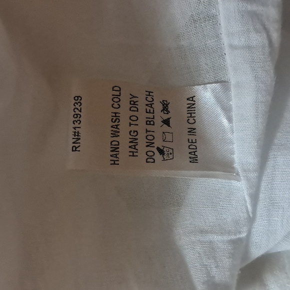Tuckernuck White Linen Melanie Dress Size XL - Picture 11 of 12